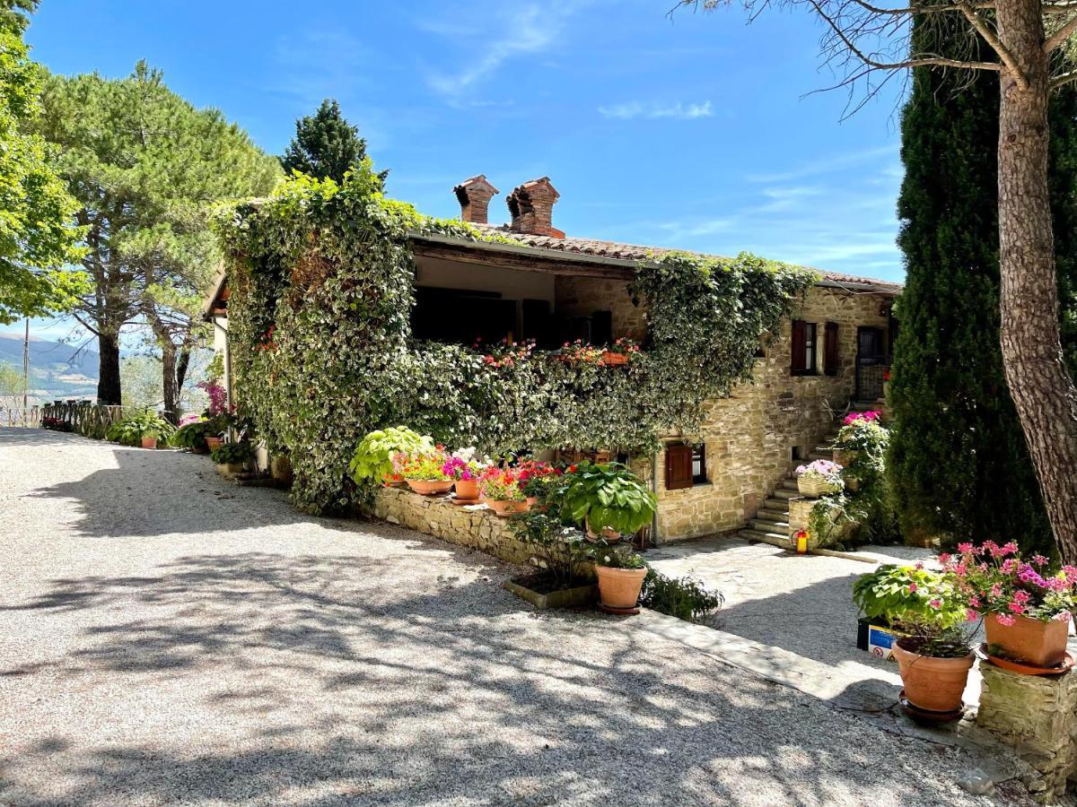 La Panoramica Gubbio - Maison De Charme - Casette E Appartamenti Self Catering Per Vacanze Meravigliose! 外观 照片